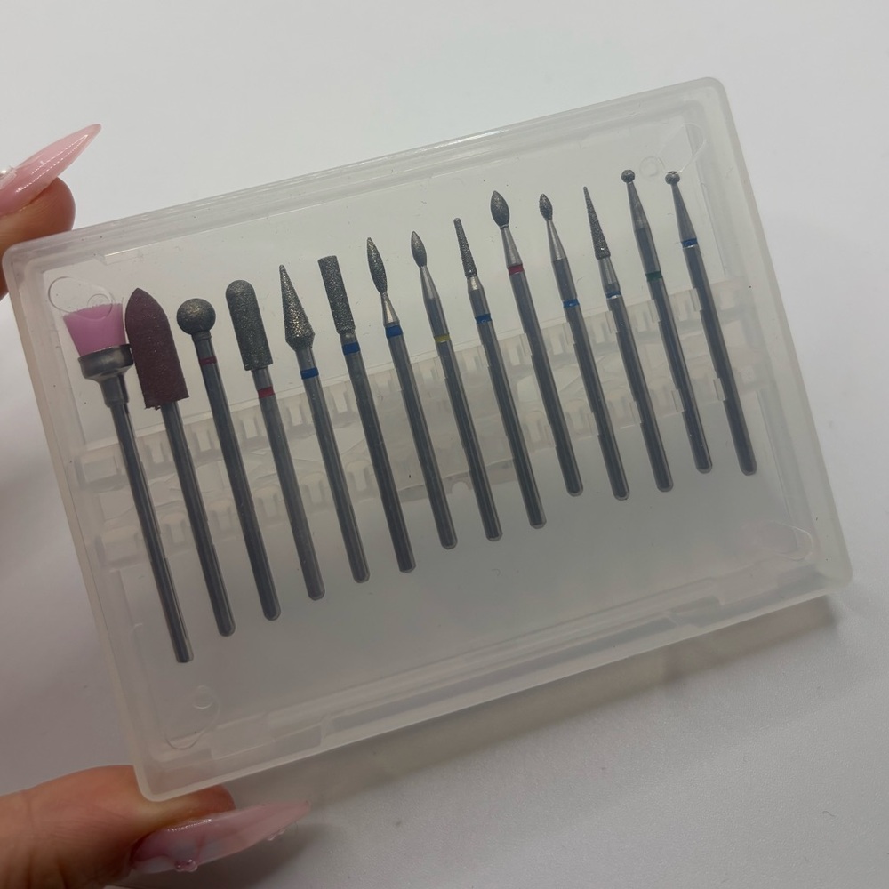 Nail Drill Bit Set with Case